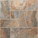 Kochi Brown/Grey Stone Effect Floor Tiles - 450 x 450mm  Profile Small Image
