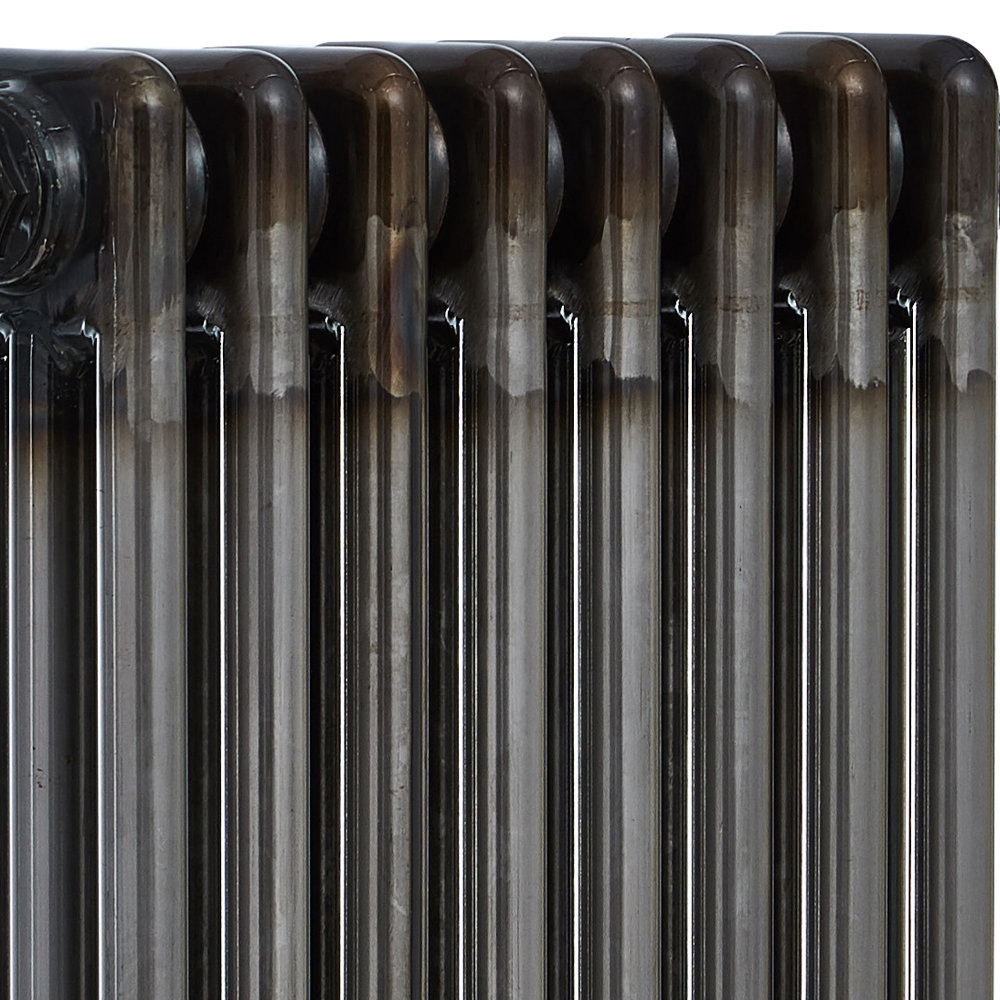Keswick 600 x 999mm Raw Metal (Lacquered) 3 Column Radiator Victorian