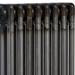 Keswick 600 x 999mm Raw Metal (Lacquered) 3 Column Radiator profile small image view 4 