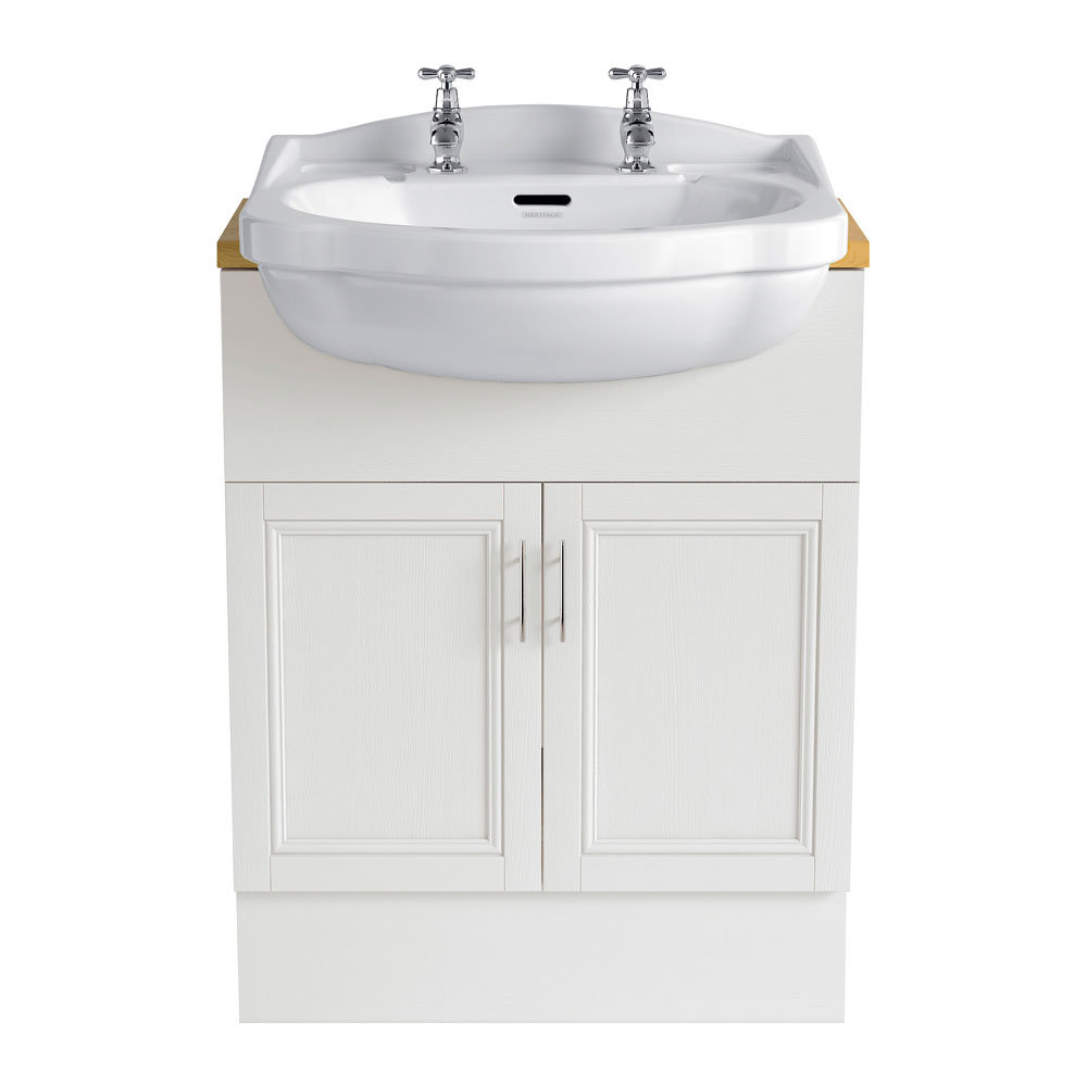 Heritage Caversham 640mm Vanity Unit With Pewter Handles Now Online