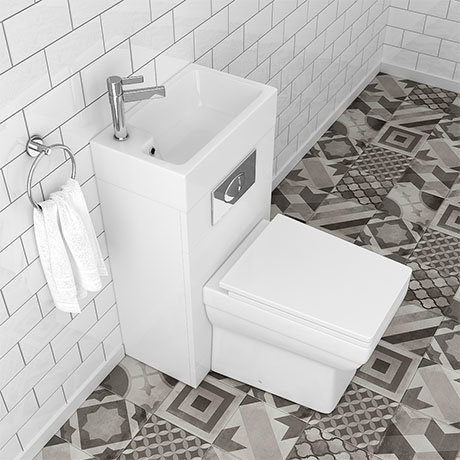 Kyoto Combined Two-In-One Basin & Toilet | Now At Victorian Plumbing