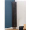 Kansas Vertical Curved Designer Radiator - 2000mm x 276mm - Anthracite profile small image view 1 