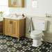 Keswick Traditional Close Coupled Toilet + Soft Close Seat profile small image view 6 