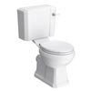 Keswick Traditional Close Coupled Toilet + Soft Close Seat profile small image view 1 
