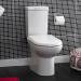 Knedlington Short Projection Cloakroom Toilet with Seat profile small image view 4 