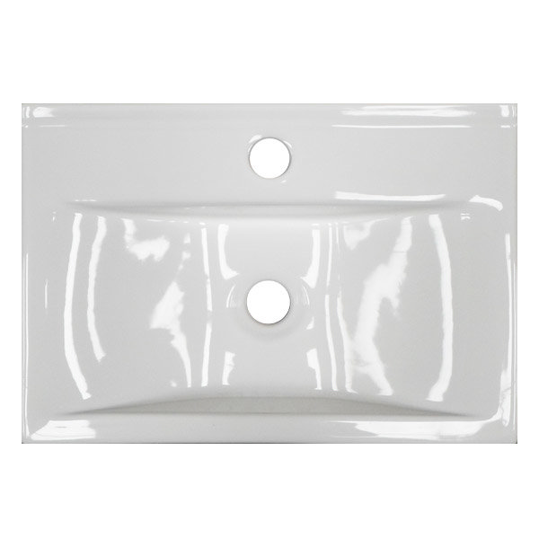 Kyoto Rectangular Wall Hung Basin | Online At Victorian Plumbing.co.uk