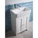 Tavistock Lansdown 550mm Freestanding Unit with Basin - Linen White profile small image view 2 