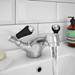 Lancaster Black Traditional Tap Package (Bath + Basin Tap) profile small image view 2 