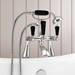 Lancaster Black Traditional Tap Package (Bath + Basin Tap) profile small image view 6 