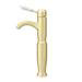 Lancaster Traditional Brushed Brass Tall Mono Basin Mixer incl. Waste profile small image view 6 