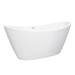 Sofia 1700 x 800mm Modern Double Ended Freestanding Bath profile small image view 6 