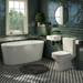 Brooklyn 1500 x 750mm Small Double Ended Free Standing Bath profile small image view 5 