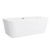 Orion Back To Wall Modern Square Bath (1700 x 735mm) profile small image view 2 