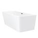 Orion Back To Wall Modern Square Bath (1700 x 735mm) profile small image view 4 