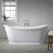 Old London Greenwich 1740 x 800mm Double Ended Slipper Freestanding Bath - LDB002 profile small image view 4 