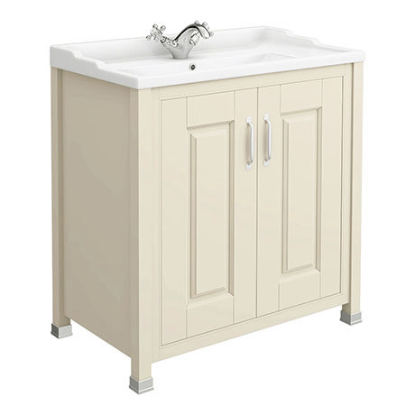 Old London 800 Traditional 2 Door Basin Cabinet Ivory