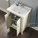 Old London - 600 Traditional 2-Door Basin & Cabinet - Stone Grey - LDF403 profile small image view 4 
