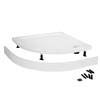 Easy Plumb Shower Tray Panel and Leg Set (1200 x 900 Curved Panel) - LEGD profile small image view 1 