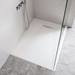 Crosswater - Rectangular Low Profile Stone Resin Shower Tray with Linear Waste - Various Size Options profile small image view 2 