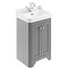 Old London 560mm Cabinet & Basin - Storm Grey profile small image view 1 