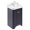 Old London 560mm Cabinet & Basin - Twilight Blue profile small image view 1 