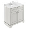 Old London 800mm Cabinet & Single Bowl White Marble Top - Timeless Sand profile small image view 1 