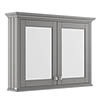 Old London 1050mm Mirror Cabinet - Storm Grey - LON217 profile small image view 1 