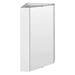 Hudson Reed - Design Gloss White Corner Mirror Cabinet with one shelf - LQ059 profile small image view 2 