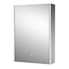 Hudson Reed Meloso 500mm LED Touch Sensor Mirror Cabinet with Shaver Socket - LQ093 profile small image view 1 