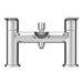 Luna Waterfall Bath Shower Mixer with Shower Kit - Chrome profile small image view 3 