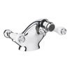 Lancaster Bidet Mixer Tap with Pop Up Waste profile small image view 1 