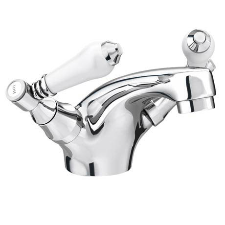 Lancaster Traditional Mono Basin Mixer with Click Clack Waste