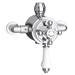 Lancaster Traditional Round Concealed Dual Thermostatic Shower Valve profile small image view 2 