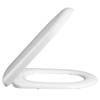 Nuie Luxury D-Shape Soft Close Toilet Seat with Top Fix, Quick Release - NTS004 profile small image view 2 