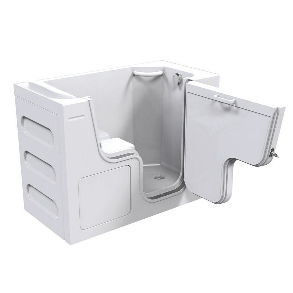 Milton Luxury Walk In 1300 x 660mm Easy Access Deep Soak Bath inc