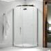 Merlyn 10 Series 900 x 900mm LH 1 Door Quadrant Enclosure profile small image view 2 