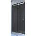 Merlyn LH 10 Series Smoked Black Glass Sliding Door profile small image view 5 