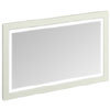Burlington Framed 120 Mirror with LED Illumination - Sand profile small image view 1 