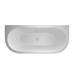 Crosswater Serene Back To Wall Bath (1700 x 750mm) profile small image view 3 