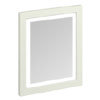 Burlington Framed 60 Mirror with LED Illumination - Sand profile small image view 1 