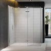 Merlyn 8 Series 1400 x 900mm Walk In Enclosure with Hinged Swivel & End Panel profile small image view 1 