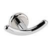 Modern Chrome Magnetic Double Robe Hook for Radiators profile small image view 1 