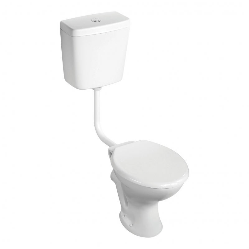 Armitage Shanks Sandringham 21 Magnia Low Level WC with Push Button Flush + Soft Close Seat