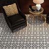 Marbury Grey Patterned Floor Tiles - 450 x 450mm Small Image