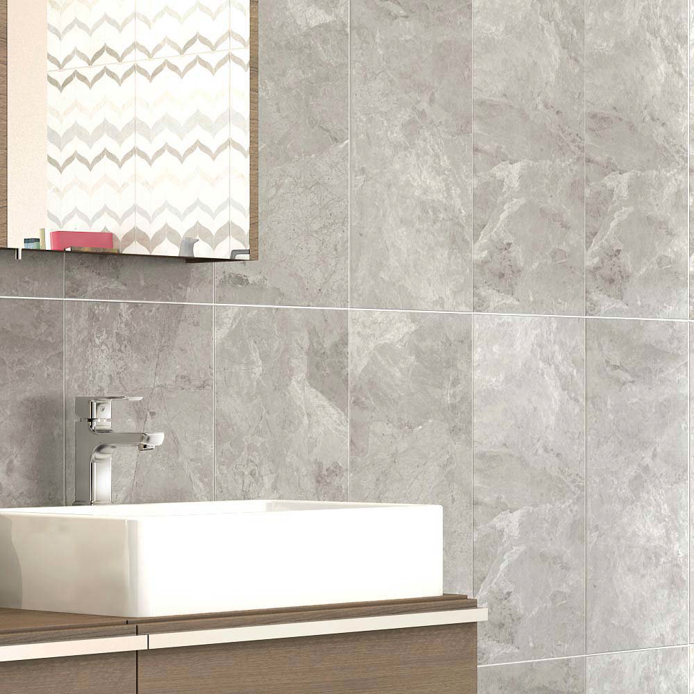 Casca Grey Matt Wall Tiles  30 x 60cm