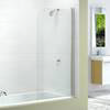 Merlyn Single Curved Bath Screen (800 x 1500mm) profile small image view 1 