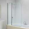 Merlyn Ionic Two Panel Folding Curved Bath Screen (900 x 1500mm) profile small image view 1 
