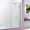 Merlyn Hinged Square Bath Screen (850 x 1500mm) profile small image view 1 