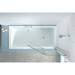 Merlyn Two Panel Hinged Bath Screen (900 x 1500mm) profile small image view 2 