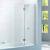 Merlyn Two Panel Hinged Bath Screen (900 x 1500mm) profile small image view 1 